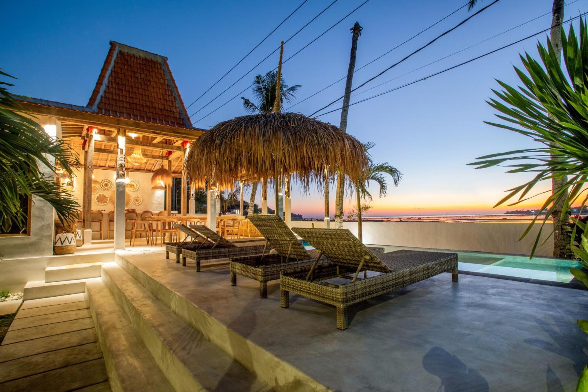 Sunset House Ceningan, 10 Person Beachview Private Villa Lembongan Eksteriør billede